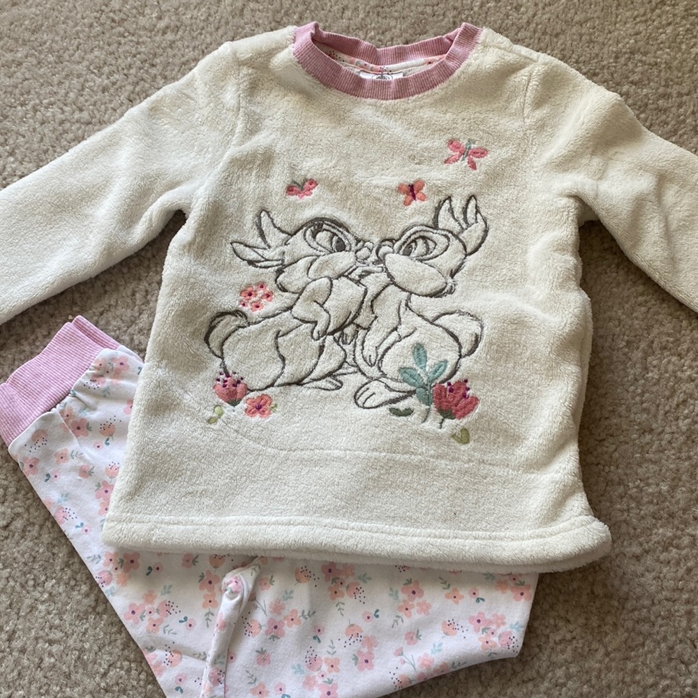 Disney Girls Thumper Pajamas Age 4yrs